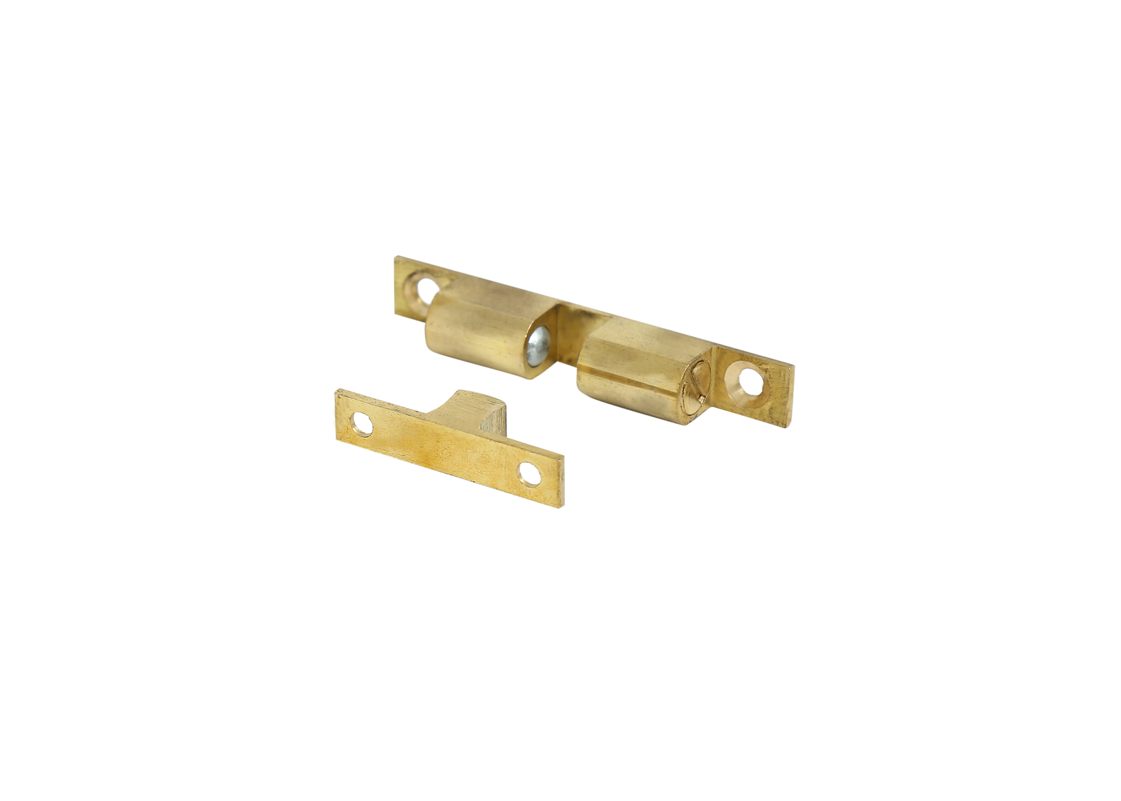 Robustline Brass Ball Catcher Cupboard Fittings Stainless Steel/Brass Premium Hardware for Door Cabinet Window Furniture and Interior Use